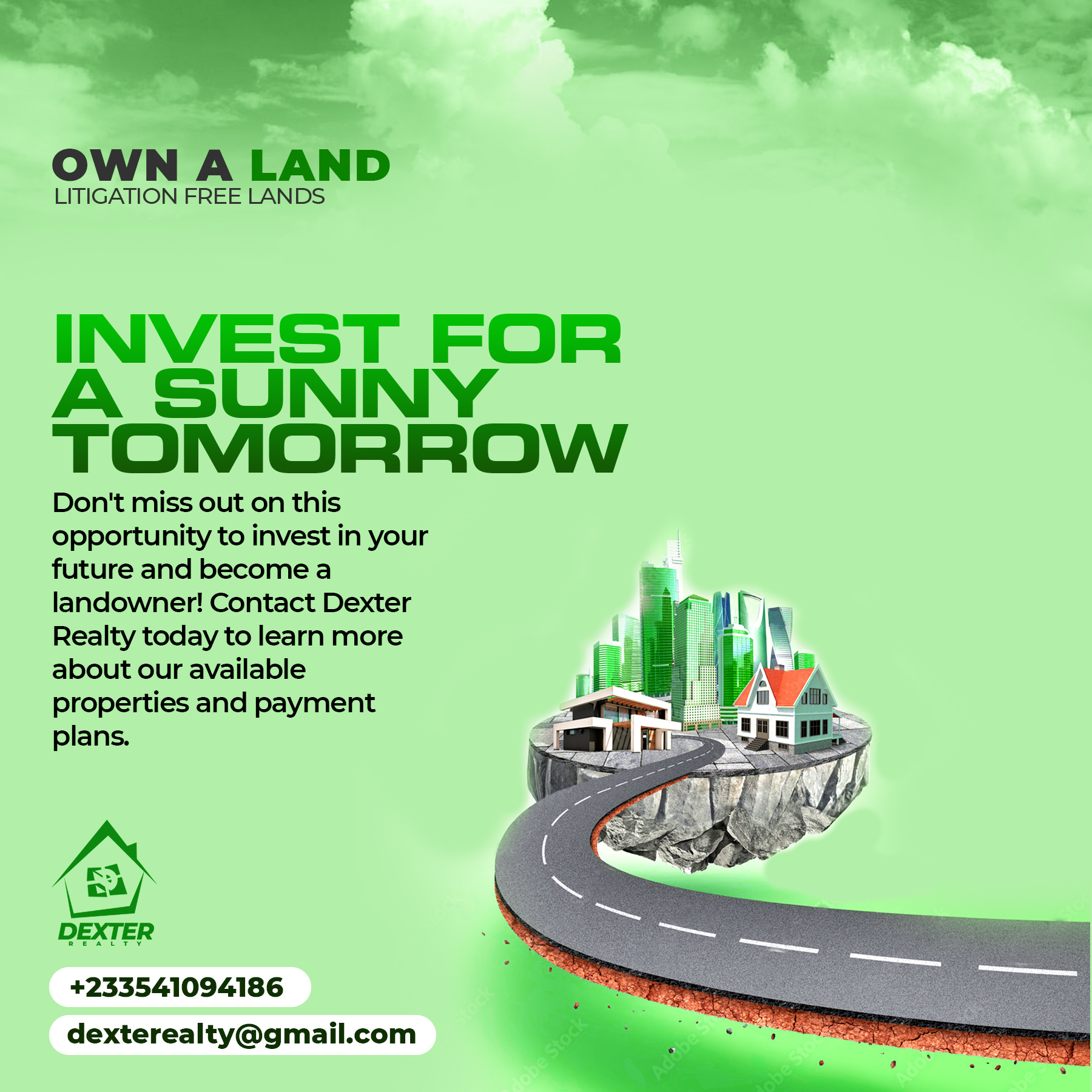 Real Estate Services Flyer - Professional Layout